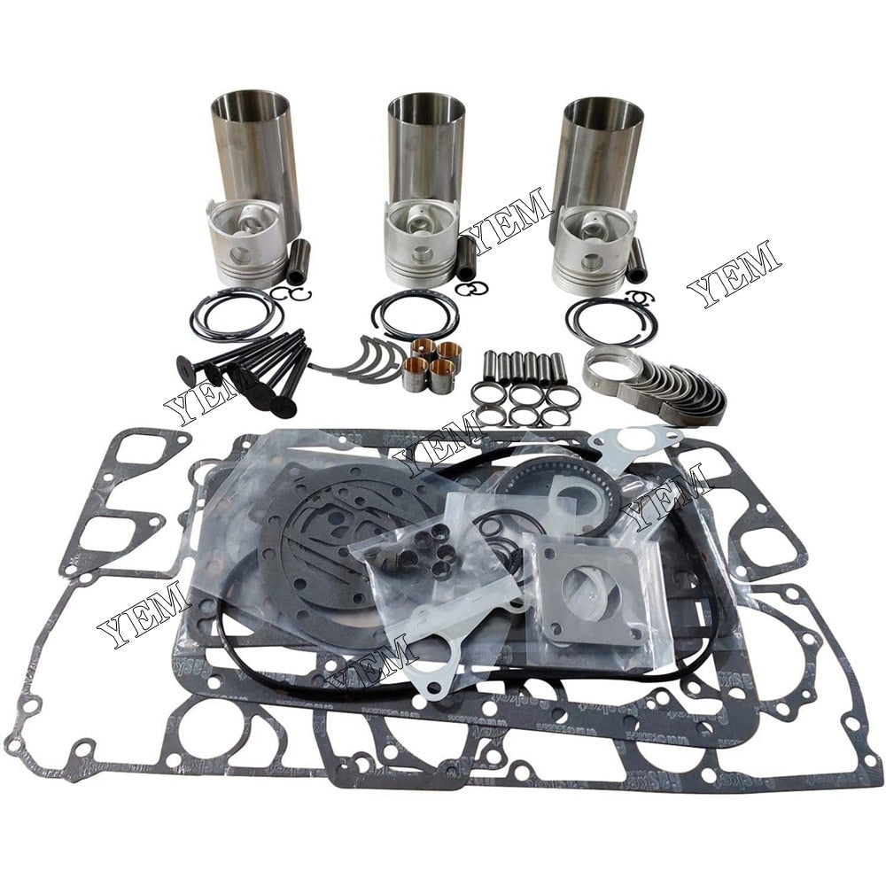 YEM Engine Parts Overhaul Rebuild Kit For 3225B 3235 3235A 3235B Skid Steer 4475 Yanmar 3TNE84 For Yanmar