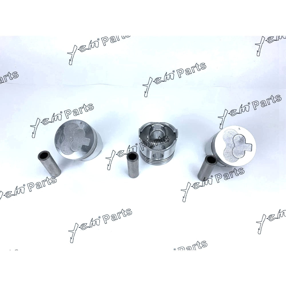 YEM Engine Parts Piston Set STD For Mitsubishi L3E PIN:18MM x3 PCS Engine Parts For Mitsubishi