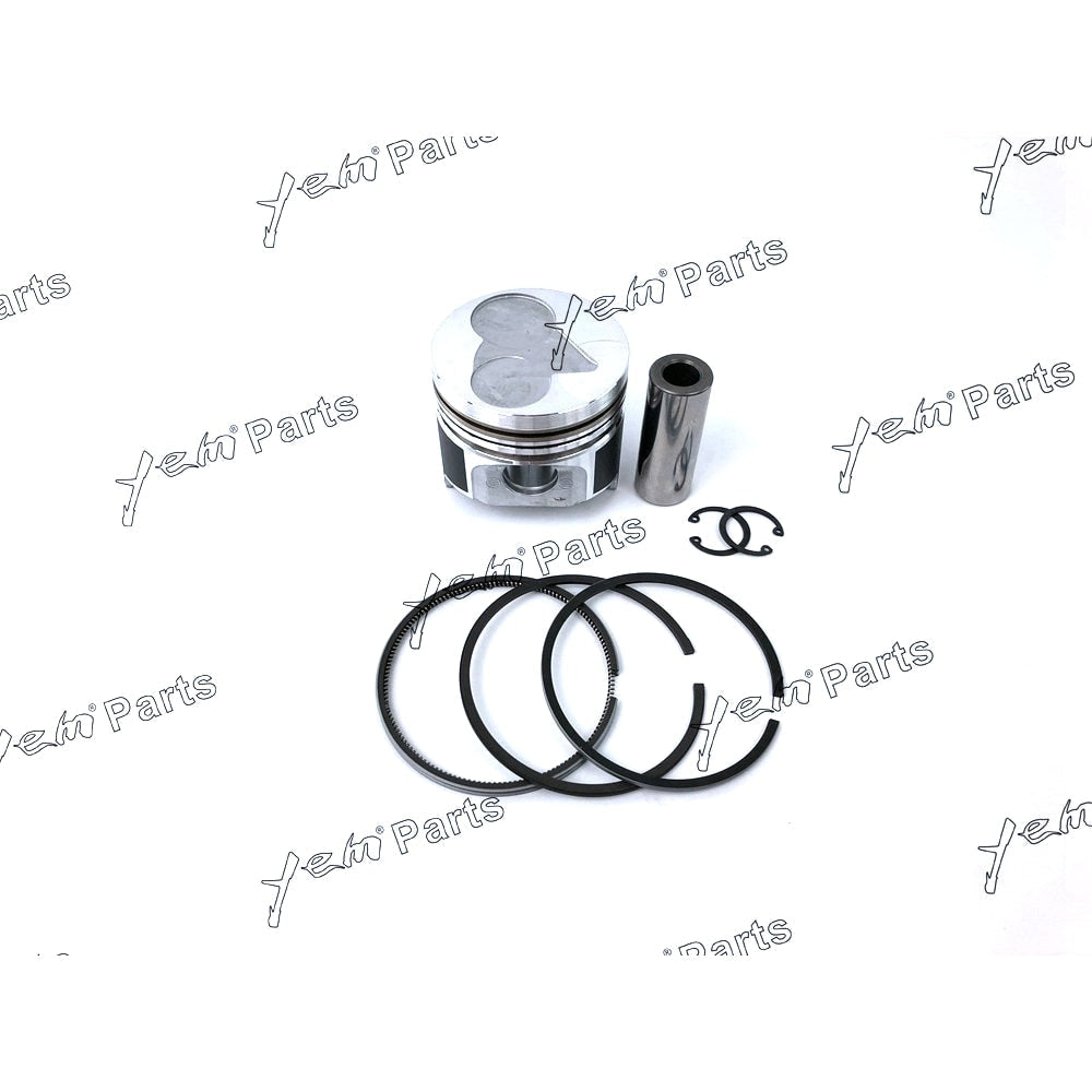 YEM Engine Parts Piston + Ring Kit Set STD 78mm For Kubota V1505-T x4PCS Engine Parts For Kubota