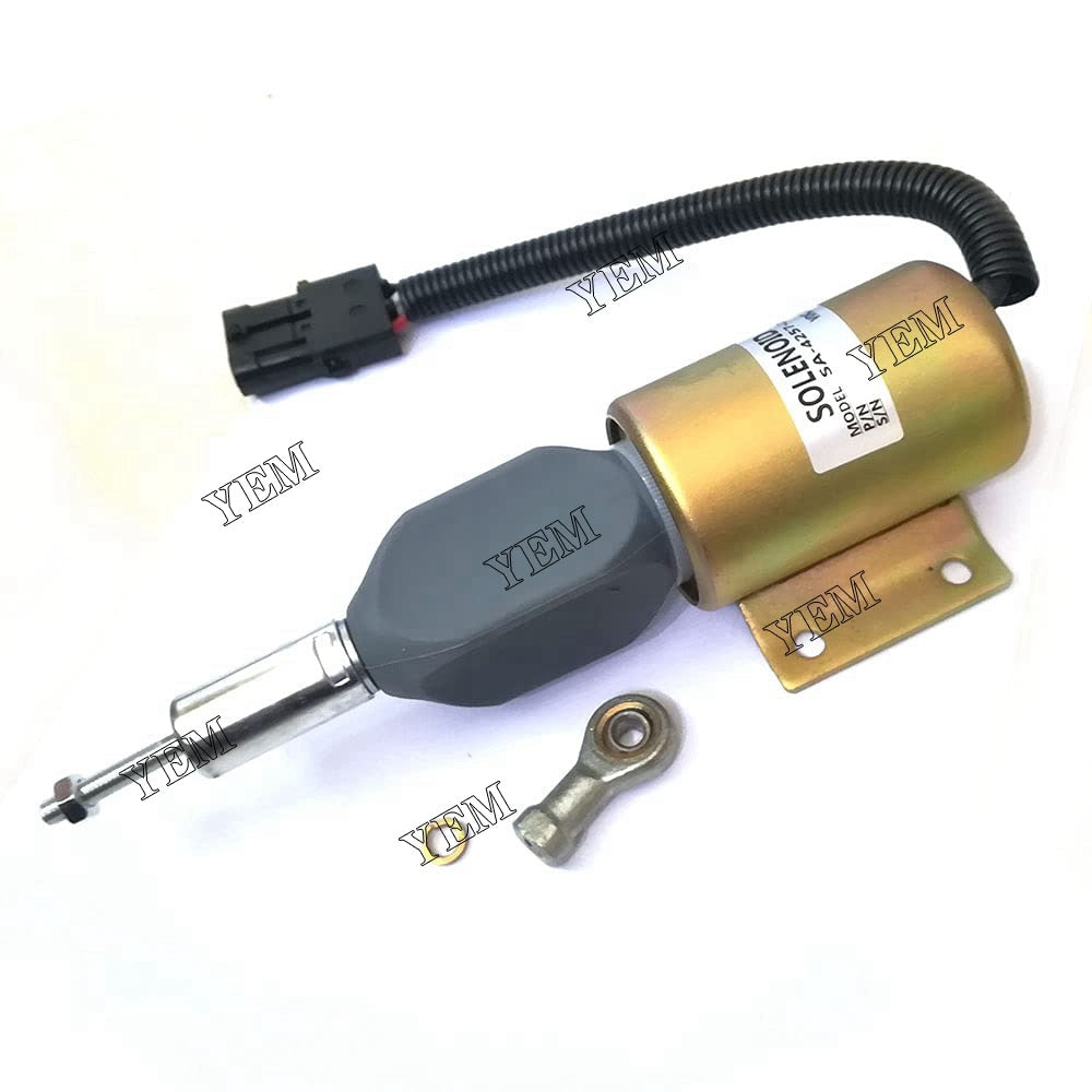 YEM Engine Parts Shutdown Shut Off Solenoid Fuel Pump For Cummins 6CT 3926412 RE502474 24V For Cummins