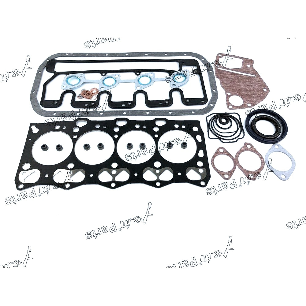 YEM Engine Parts STD Gasket Set+Piston+Ring+Bearings+Washer+Bushings For Isuzu 4LE1 Engine For Isuzu