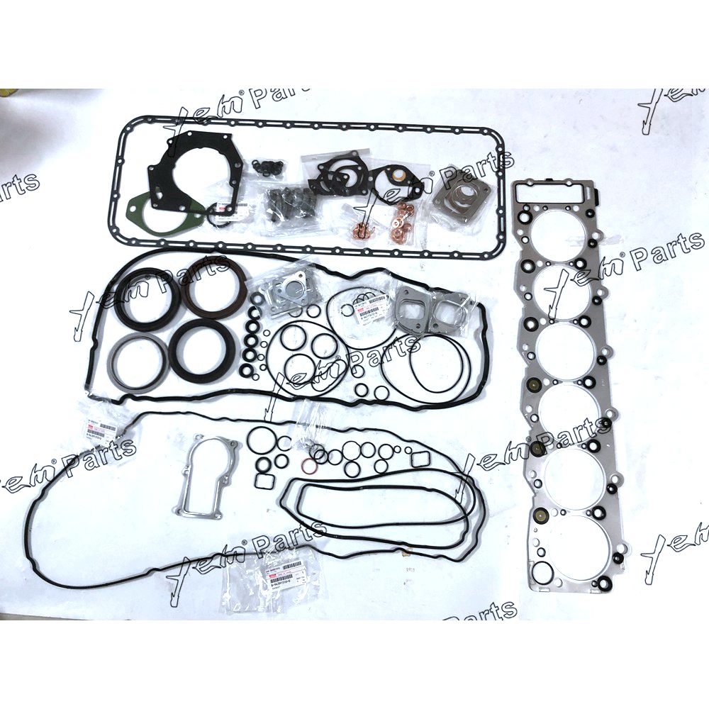 YEM Engine Parts 6HK1 6HK1T overhaul gasket kit set For Isuzu Engine For Hitachi ZX330 ZX350 ZAX360 For Isuzu