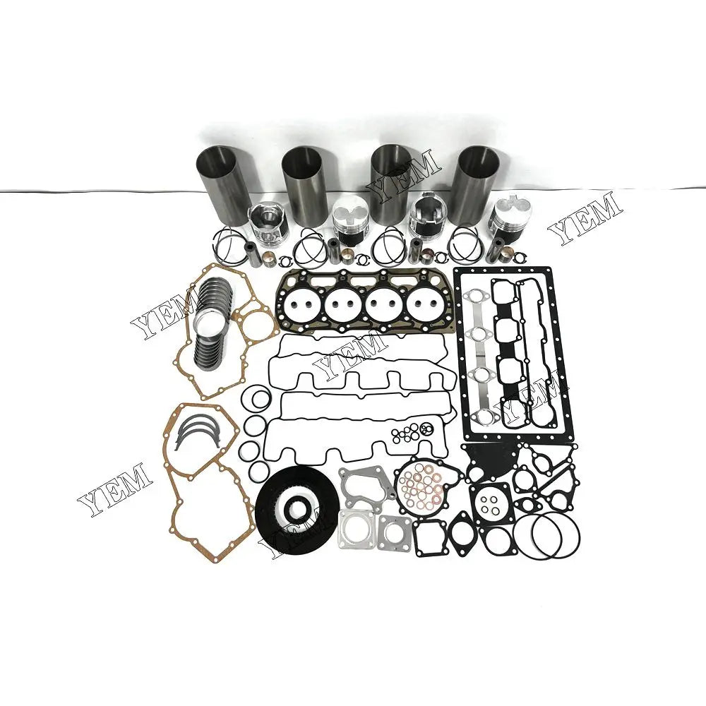 competitive price Cylinder Liner Kit With Engine Gasket Set Bearing Kit For Caterpillar C2.2-T excavator engine part YEMPARTS