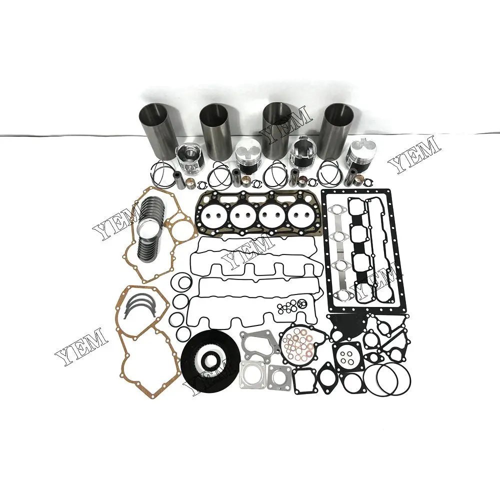 competitive price Overhaul Rebuild Kit With Gasket Set Bearing For Shibaura N844L-T excavator engine part YEMPARTS