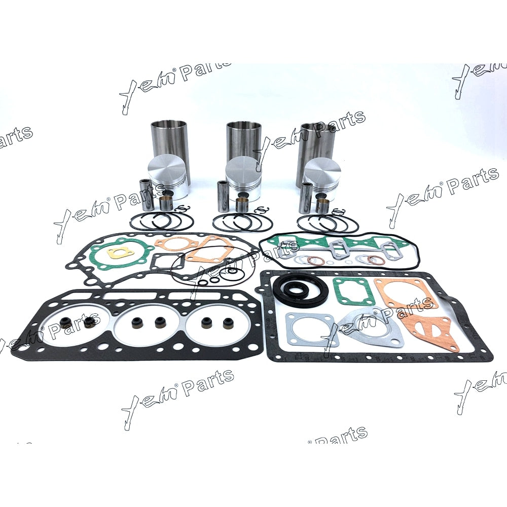 YEM Engine Parts Overhaul Rebuild Kit For Komatsu 3D84-1 3D84-1FA Engine PC25-6 PC30-6 Excavator For Komatsu