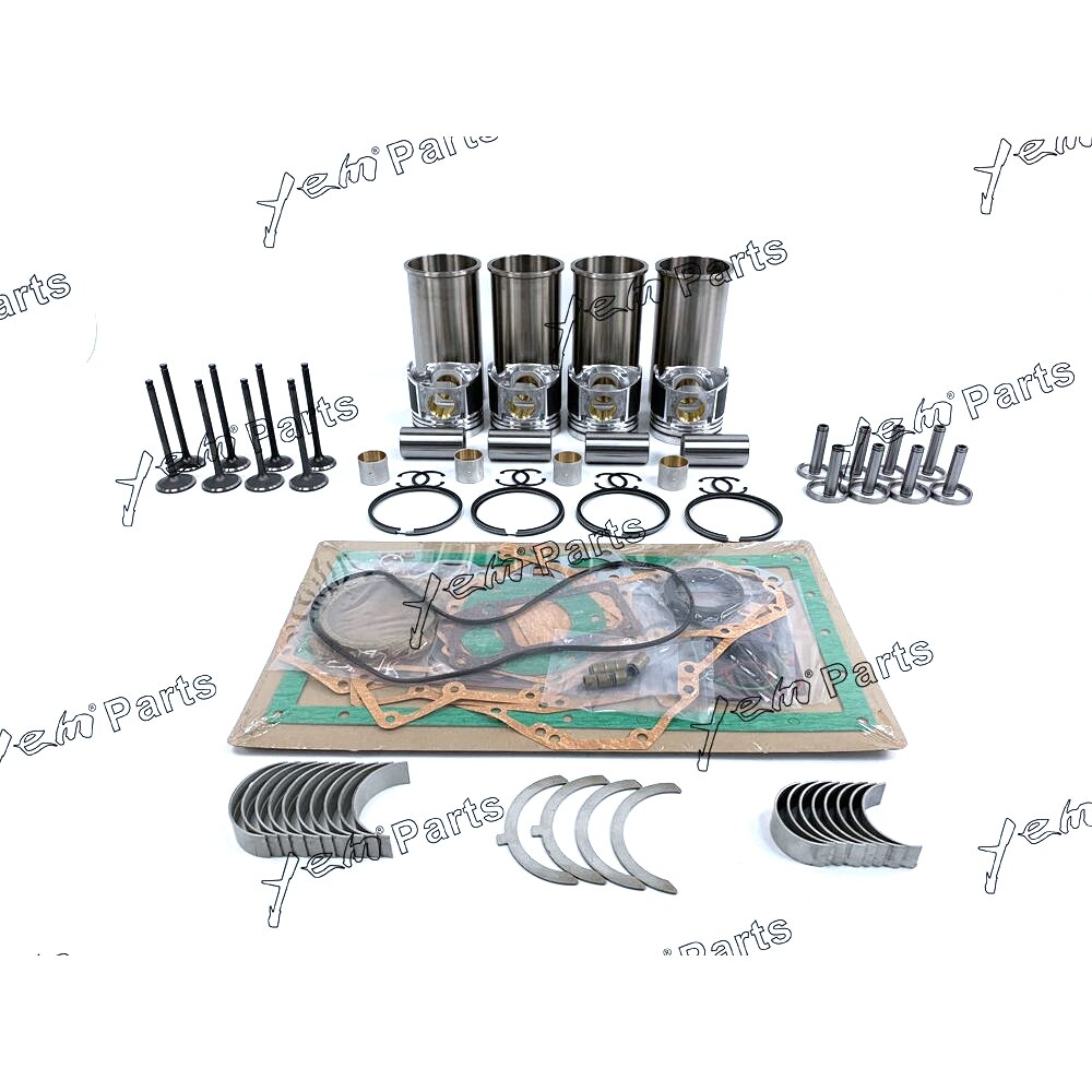 YEM Engine Parts For Caterpiller For CAT 3054C/E Backhoe Loader 414E 416E 420D Overhaul Rebuild Kit For Caterpillar