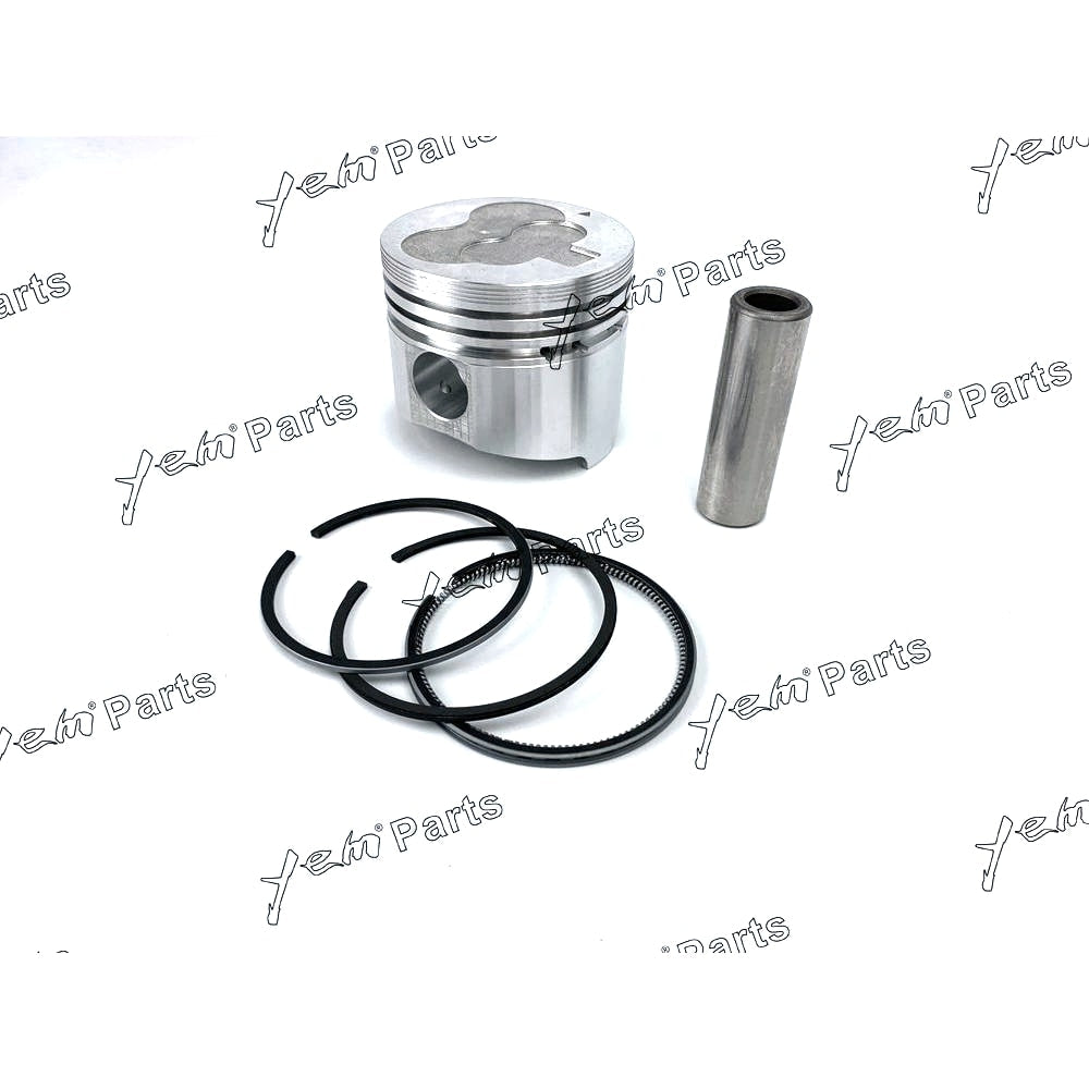 YEM Engine Parts Piston + Ring Kit Set Oversize 76mm (+0.50mm) For Mitsubishi L3E PIN:18MM (MM437601) Engine Parts For Mitsubishi