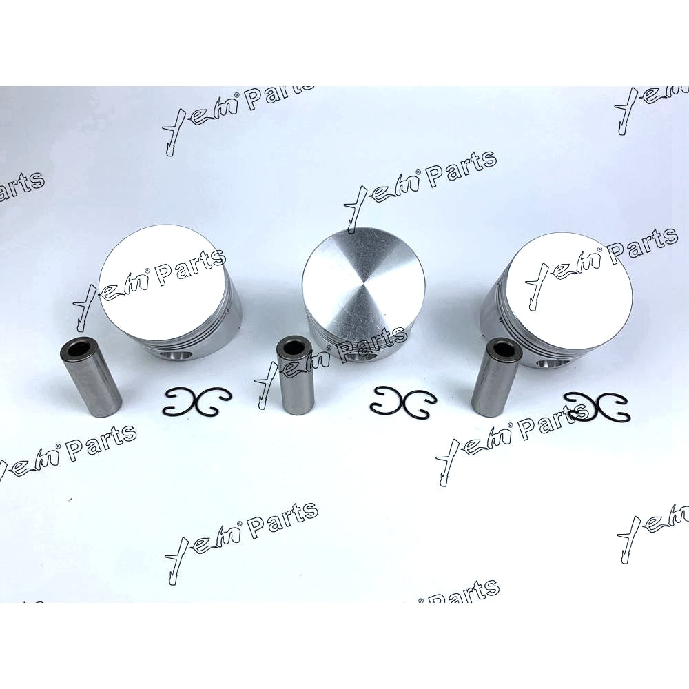 YEM Engine Parts Pistons Set STD 75mm For Kubota D950 x3 PCS (15732-21112) Engine Parts For Kubota