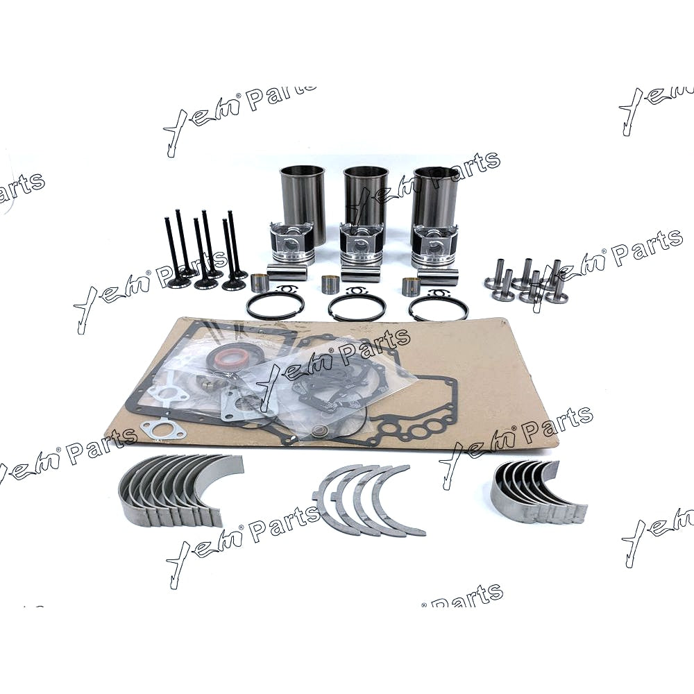 YEM Engine Parts For Isuzu Engine 3AD1 Piston Liner Ring Bearing Gasket Kit Overhaul Rebuild Kit For Isuzu