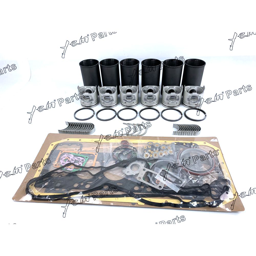 YEM Engine Parts S6SD Overhaul Rebuild Kit For Mitsubishi Engine Piston Ring Gasket Bearing Parts For Mitsubishi