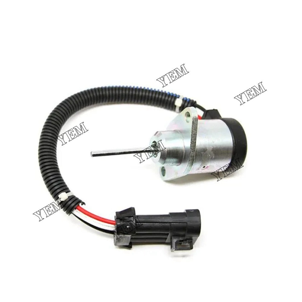 YEM Engine Parts Stop Solenoid 6691498 For Bobcat S185 skid steer 1503ES-12A5UC4S Fuel solenoid For Bobcat