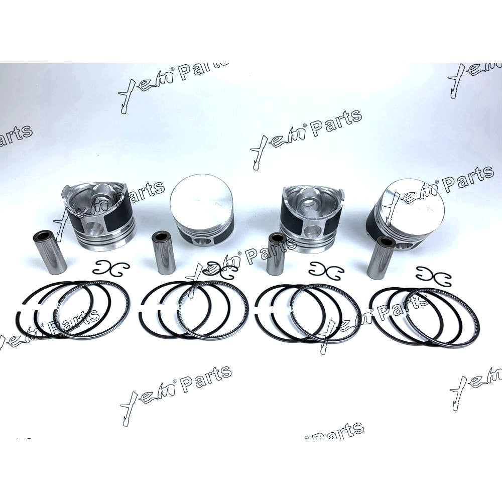 YEM Engine Parts Piston + Ring Kit Set STD 72mm For Kubota ZB600 / D850 / V1100 Engine Parts For Kubota