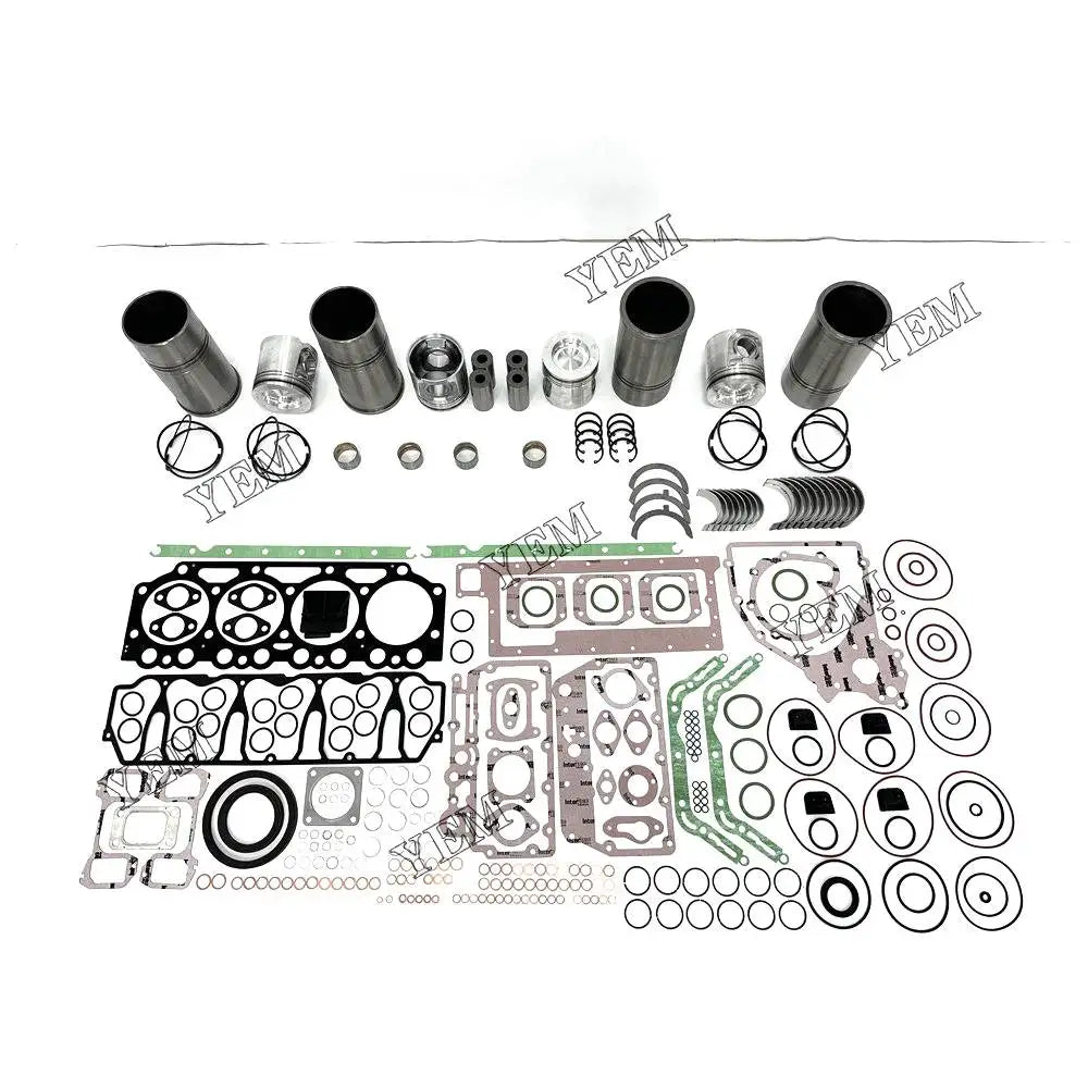 4X High performanceOverhaul Rebuild Kit With Gasket Set Bearing For Volvo D5A-T Engine YEMPARTS