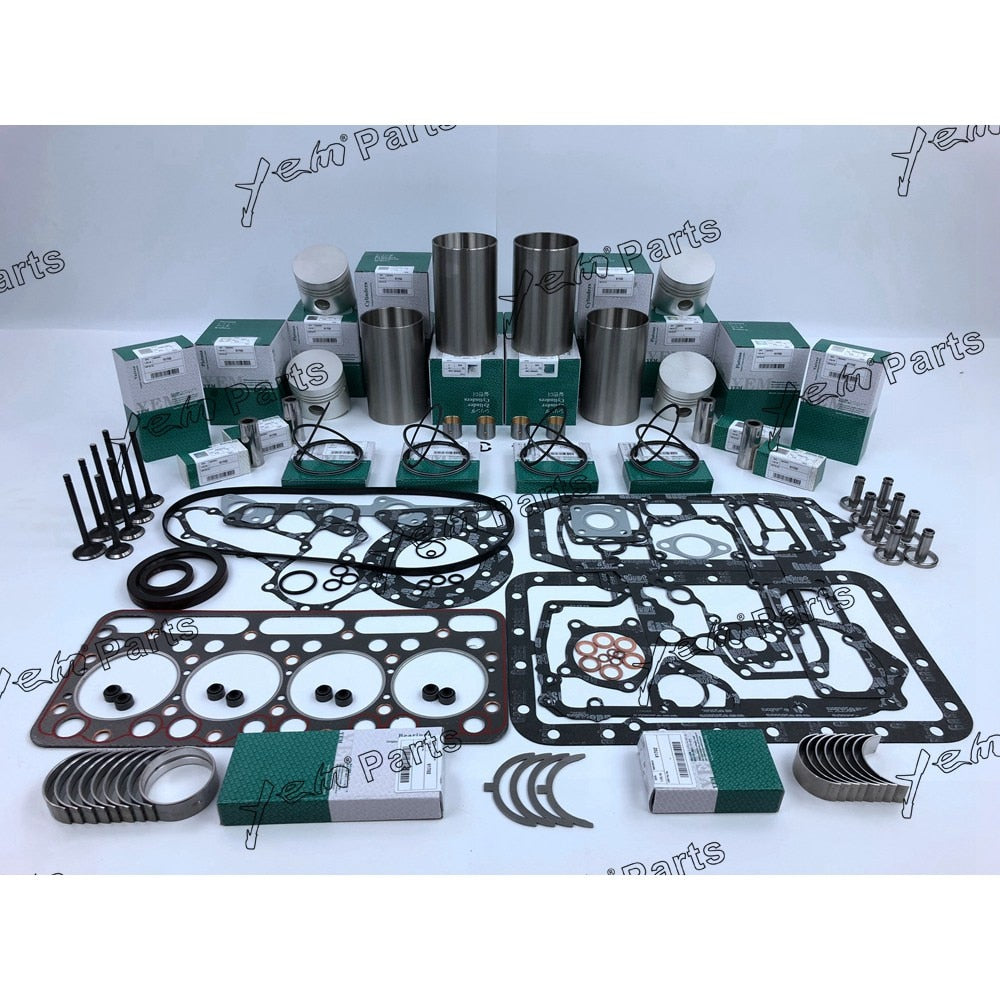 YEM Engine Parts V1702 V1702B Overhaul Rebuild Kit For Kubota Indirect-injection For Bobcat 743 733 For Kubota