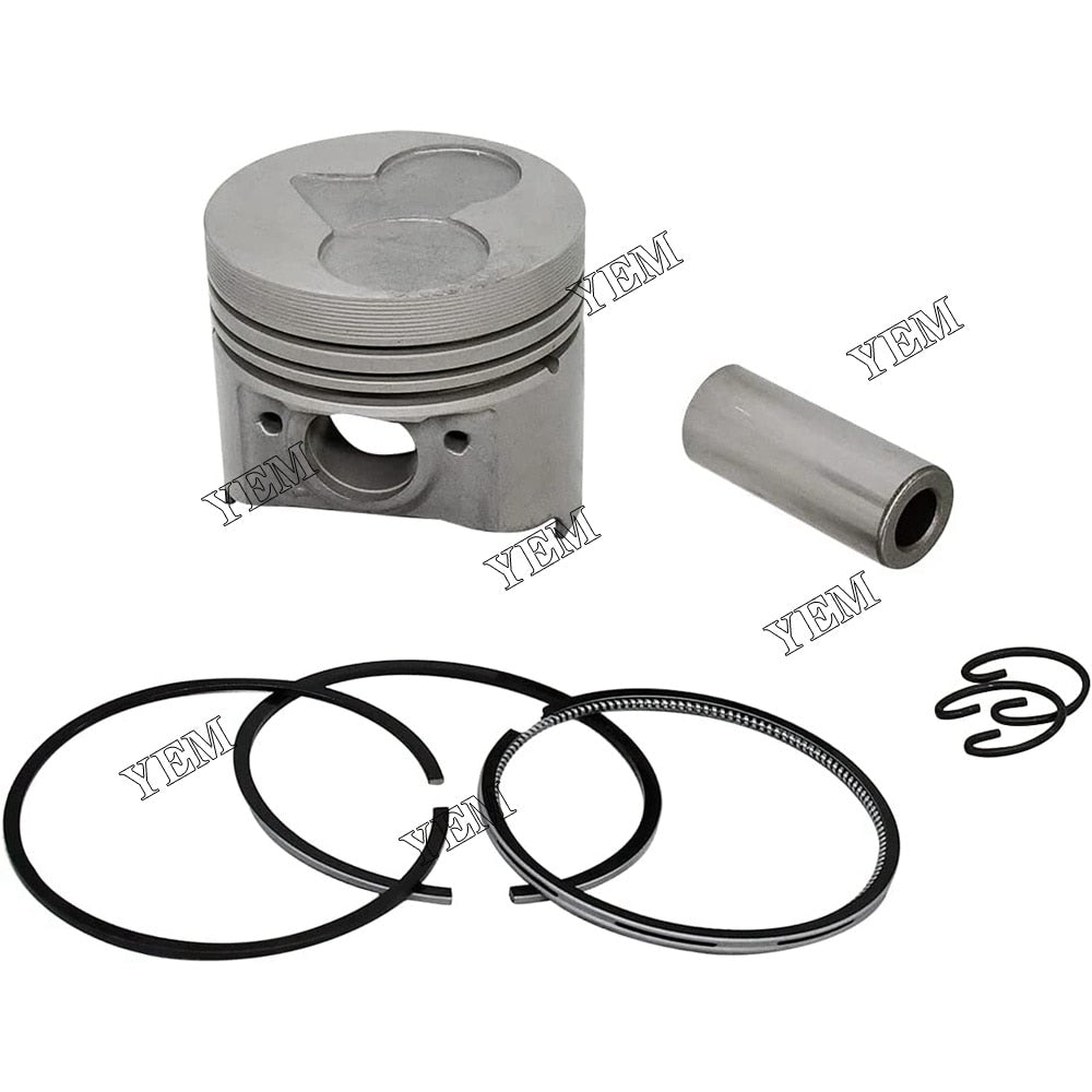 YEM Engine Parts 2 Set STD Size Piston &Ring & (Pin & Clip) For Kubota Z482 One Engine For Kubota