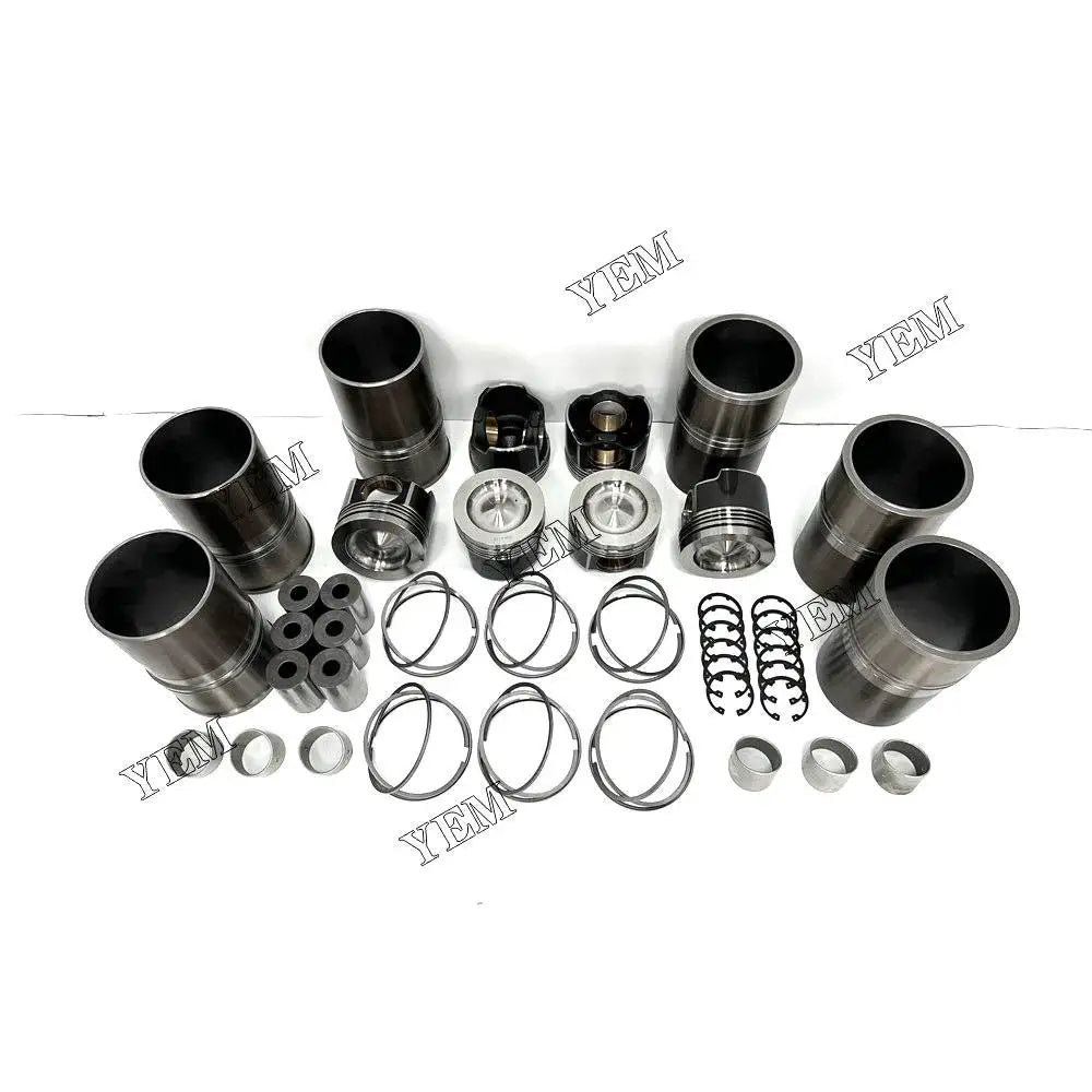 6X High performanceCylinder Liner Kit For Caterpillar C11 Engine YEMPARTS