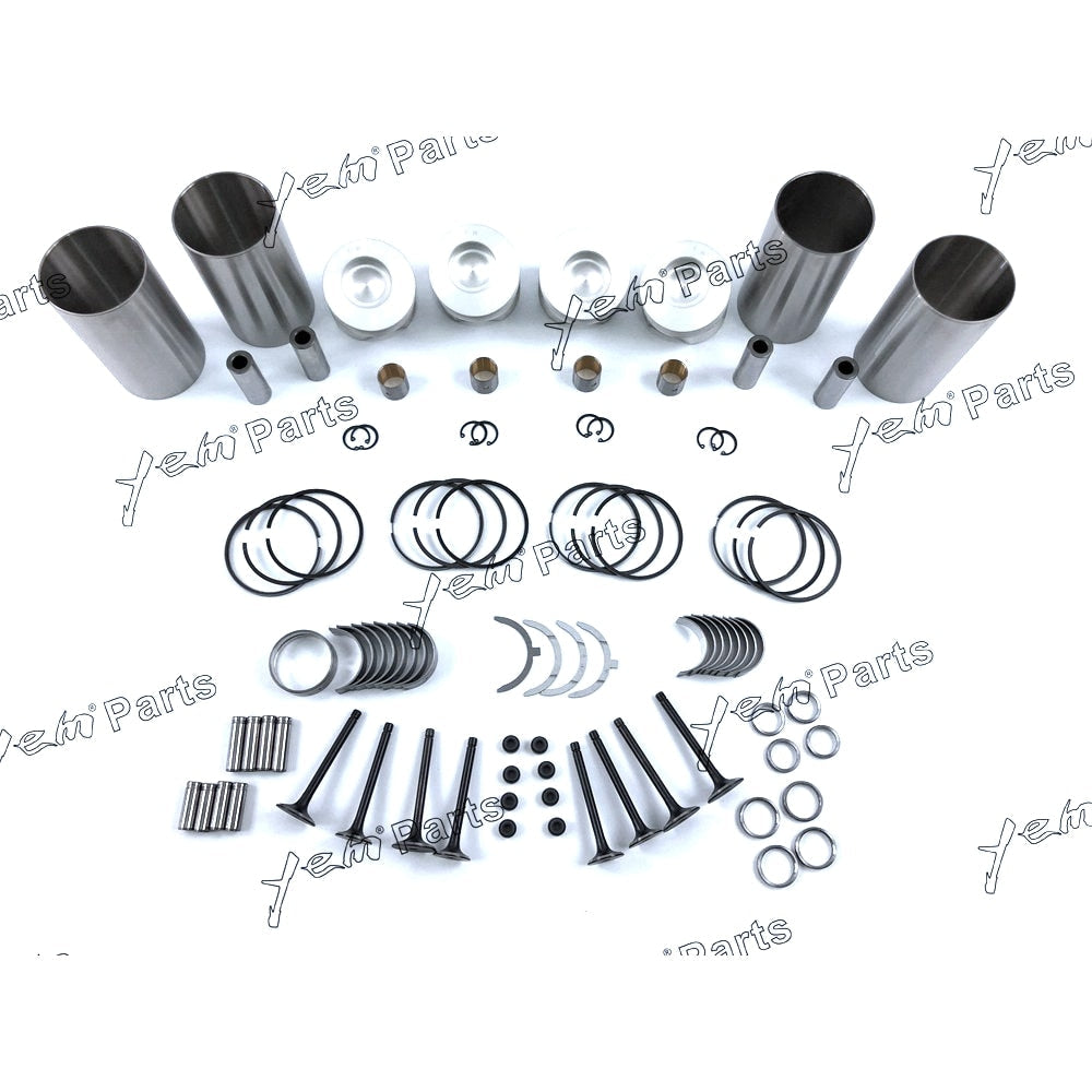 YEM Engine Parts Overhaul Rebuild Kit Standard Piston For Kubota V2403 V2403T Engine For Kubota