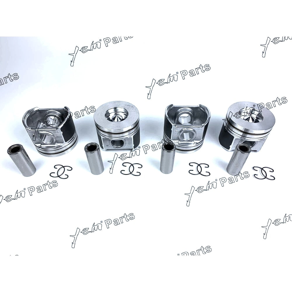 YEM Engine Parts Pistons Set Oversize 87mm (+0.50mm) For Kubota V2403-DI 1G924-2111 Engine Parts For Kubota