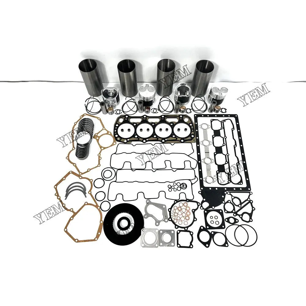 competitive price Overhaul Rebuild Kit With Gasket Set Bearing For Perkins 404C-22 excavator engine part YEMPARTS