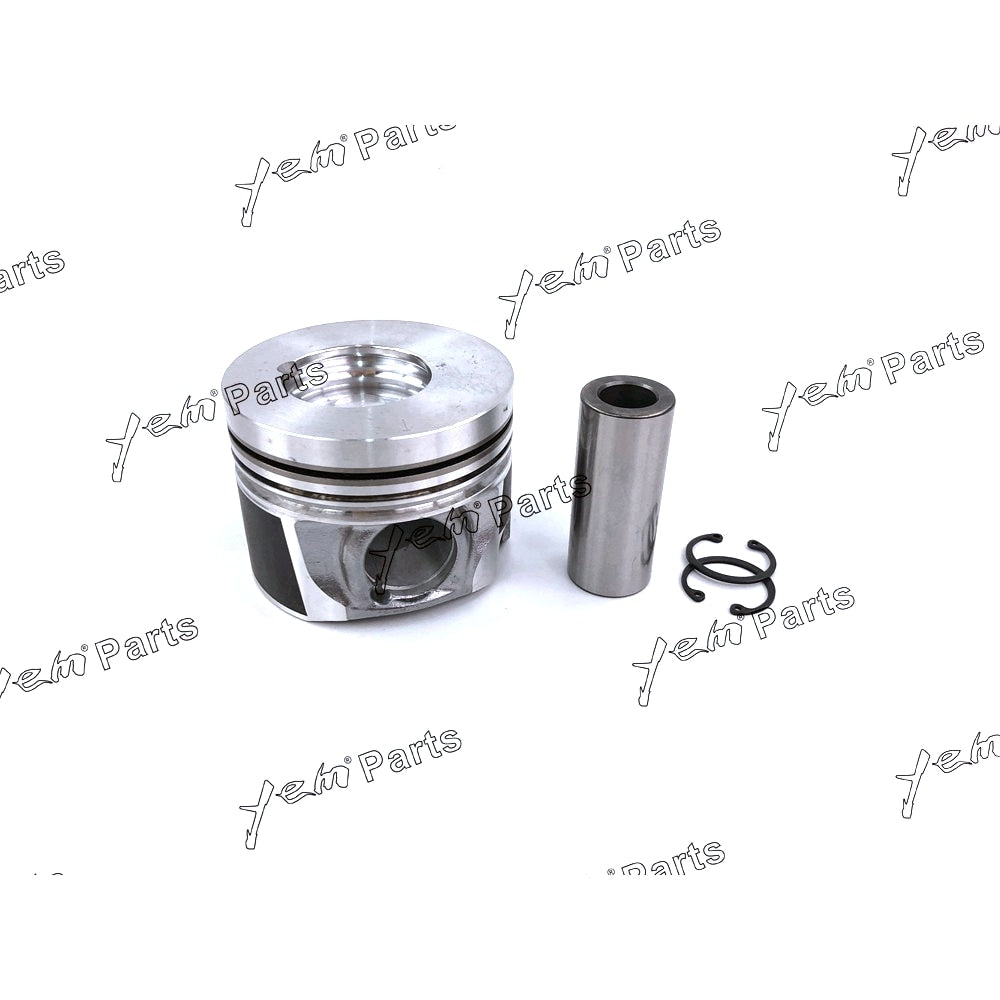 YEM Engine Parts 4 Sets STD Piston & Rings 85mm For Isuzu 4LE2 Digger Excavator 8-98068-158-1 For Isuzu