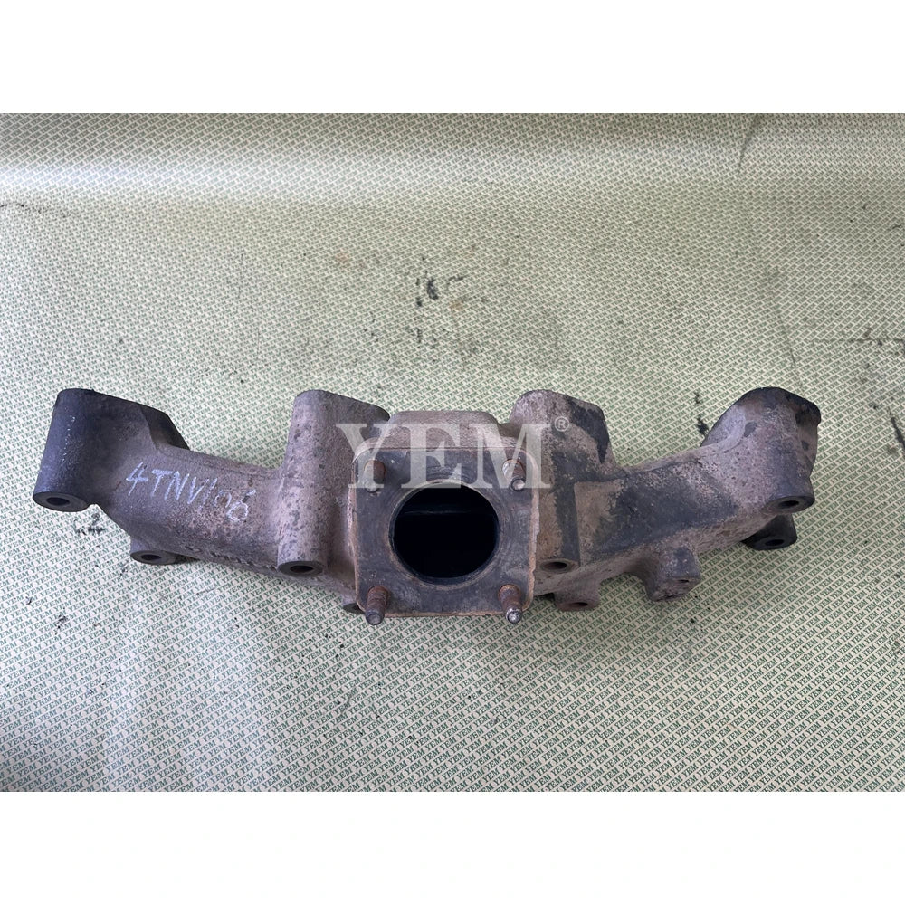 USED 4TNV106 EXHAUST MANIFOLD FOR YANMAR DIESEL ENGINE SPARE PARTS For Yanmar