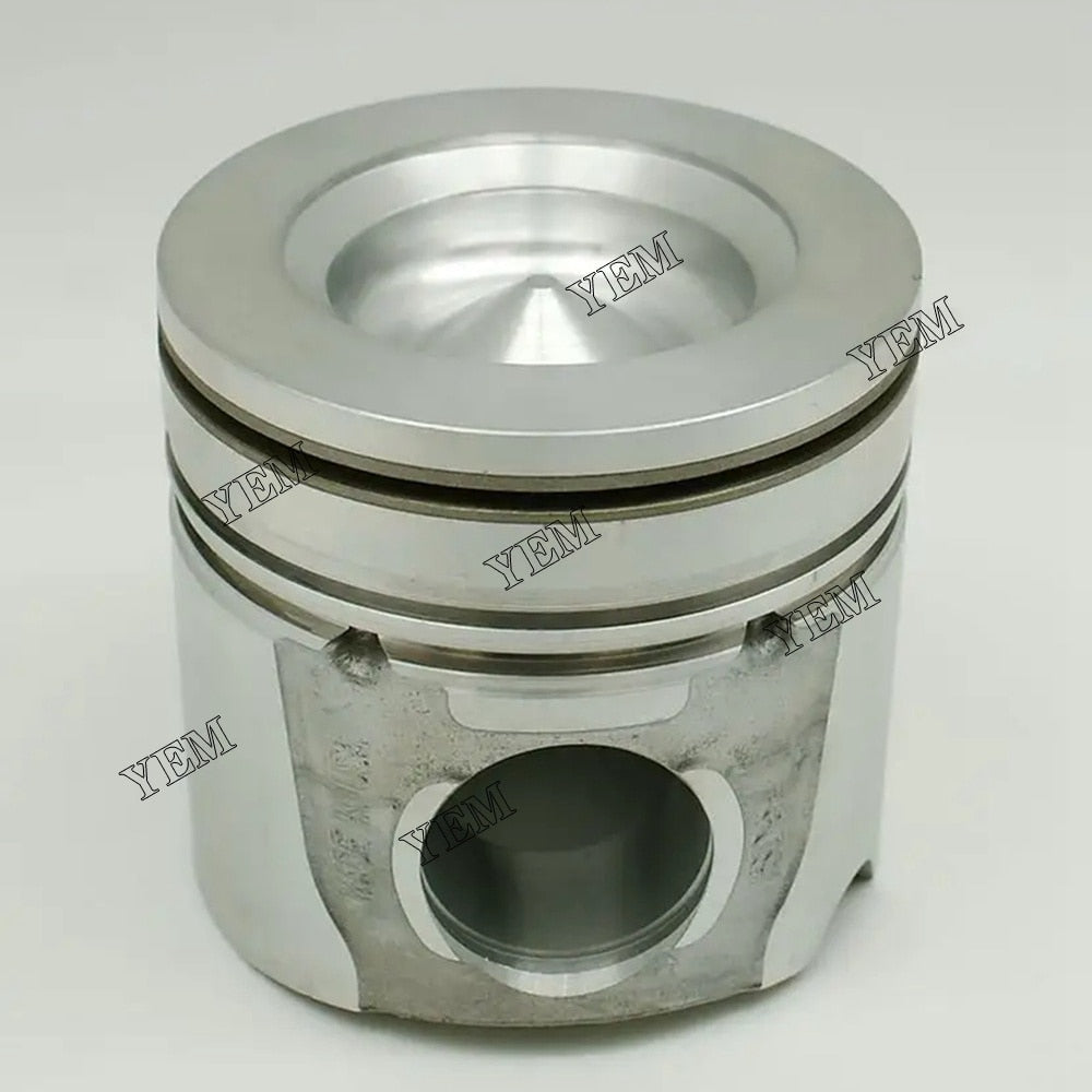 YEM Engine Parts 6 Sets STD Piston (Pin & Clip & Ring) 5255257 For Cummins ISDE Engine For Cummins