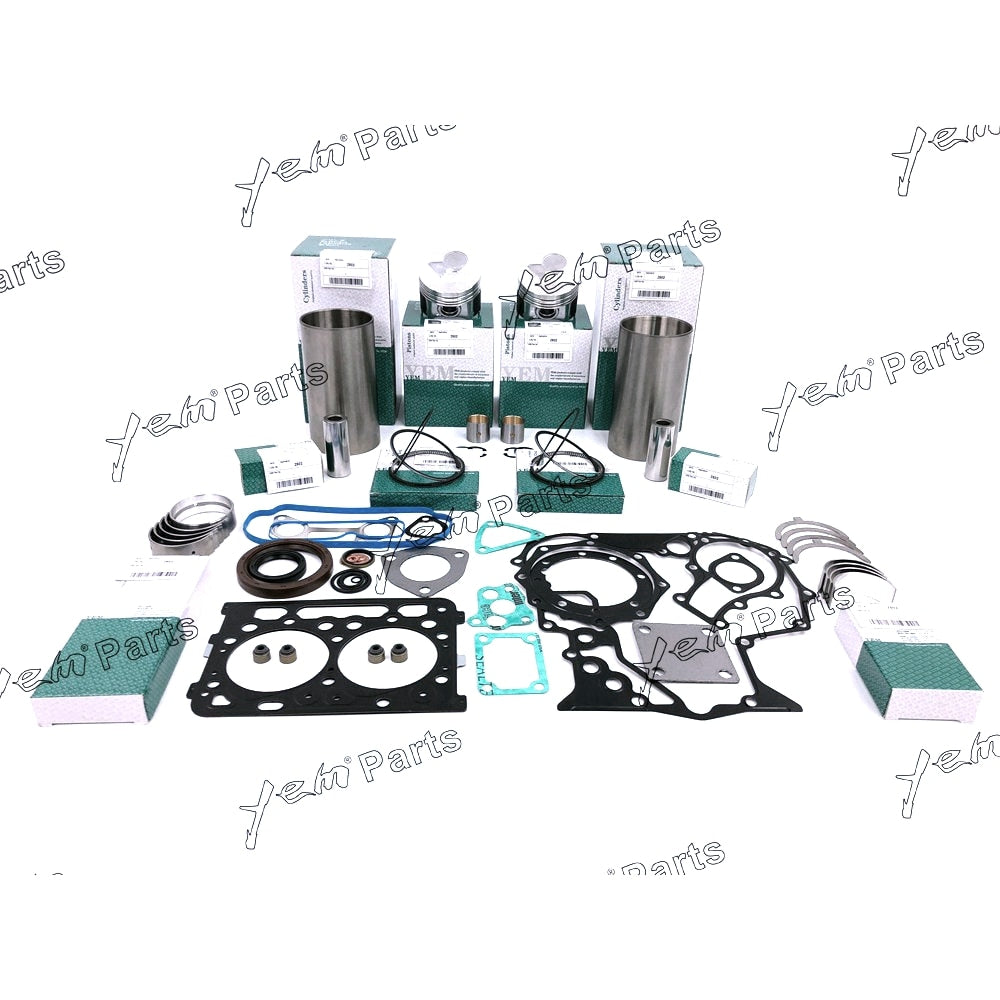 YEM Engine Parts Z602 New Overhaul Rebuild Kit For Kubota Engine BX1500 Compact Utility Tractor For Kubota