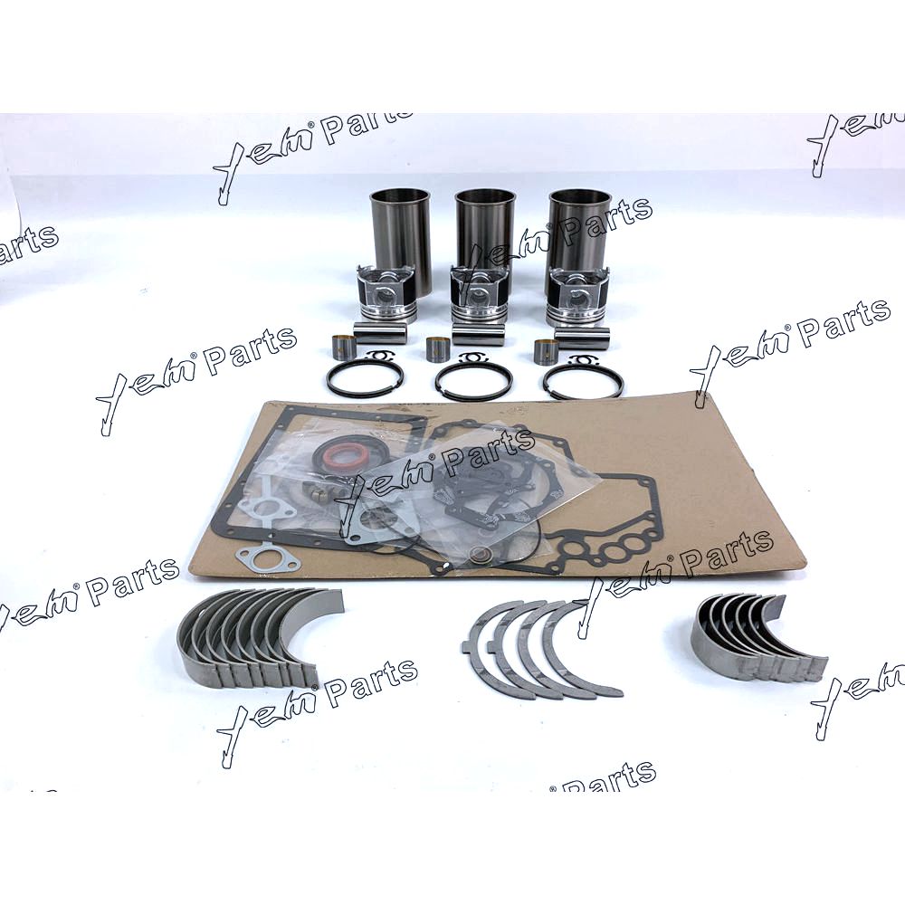 YEM Engine Parts 3D82AE 3D82AE-5 Overhaul Rebuild Kit For Komatsu PC27MR-3 PC27R-8 excavator part For Komatsu