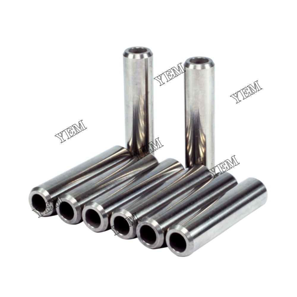 YEM Engine Parts 12 Pieces Engine Valve Guide Intake For KOMATSU 6D105-1 Valve Stem diameter: 9mm For Komatsu