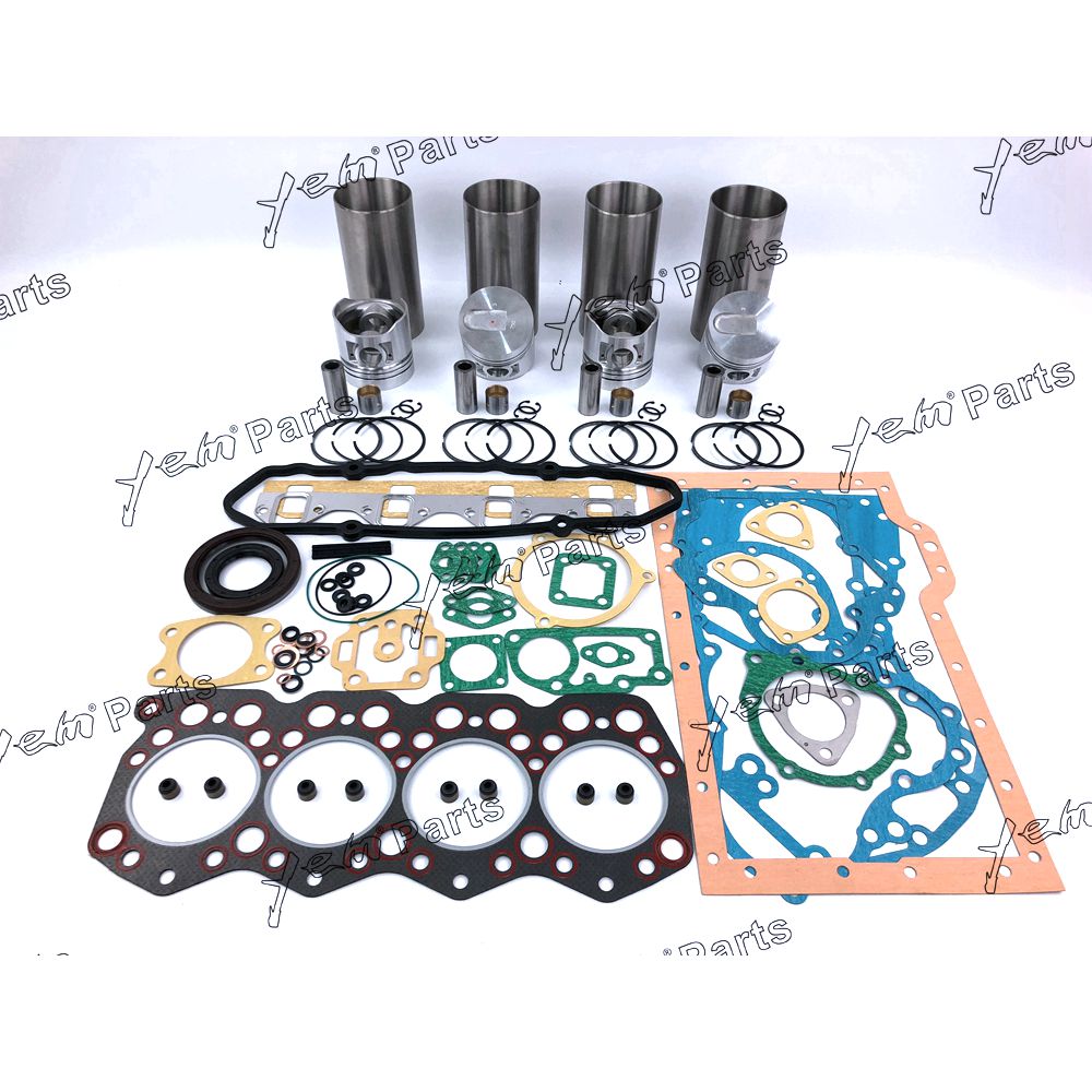 YEM Engine Parts S4E S4E2 overhaul rebuild kit For Mitsubishi Engine repair piston gasket bearing For Mitsubishi