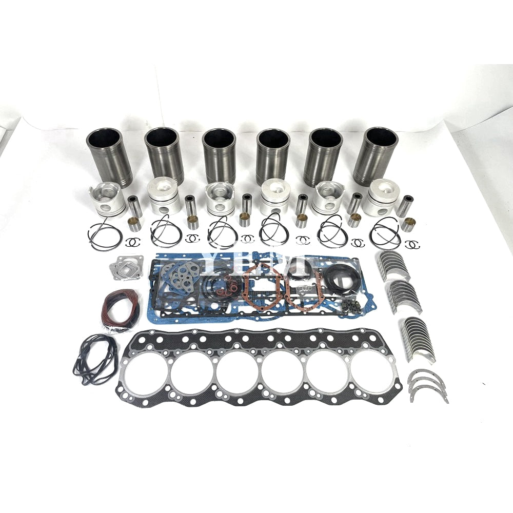 YEM Engine Parts 6D15(T) Engine Overhaul Rebuild Kit Fit For Mitsubishi Excavator Piston ME032870 For Mitsubishi