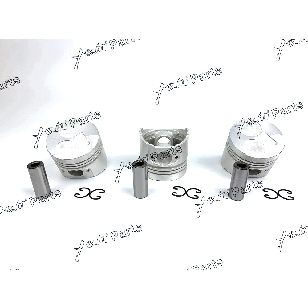 YEM Engine Parts Piston Set STD 76mm For Kubota D1005 x3 PCS Engine Parts For Kubota