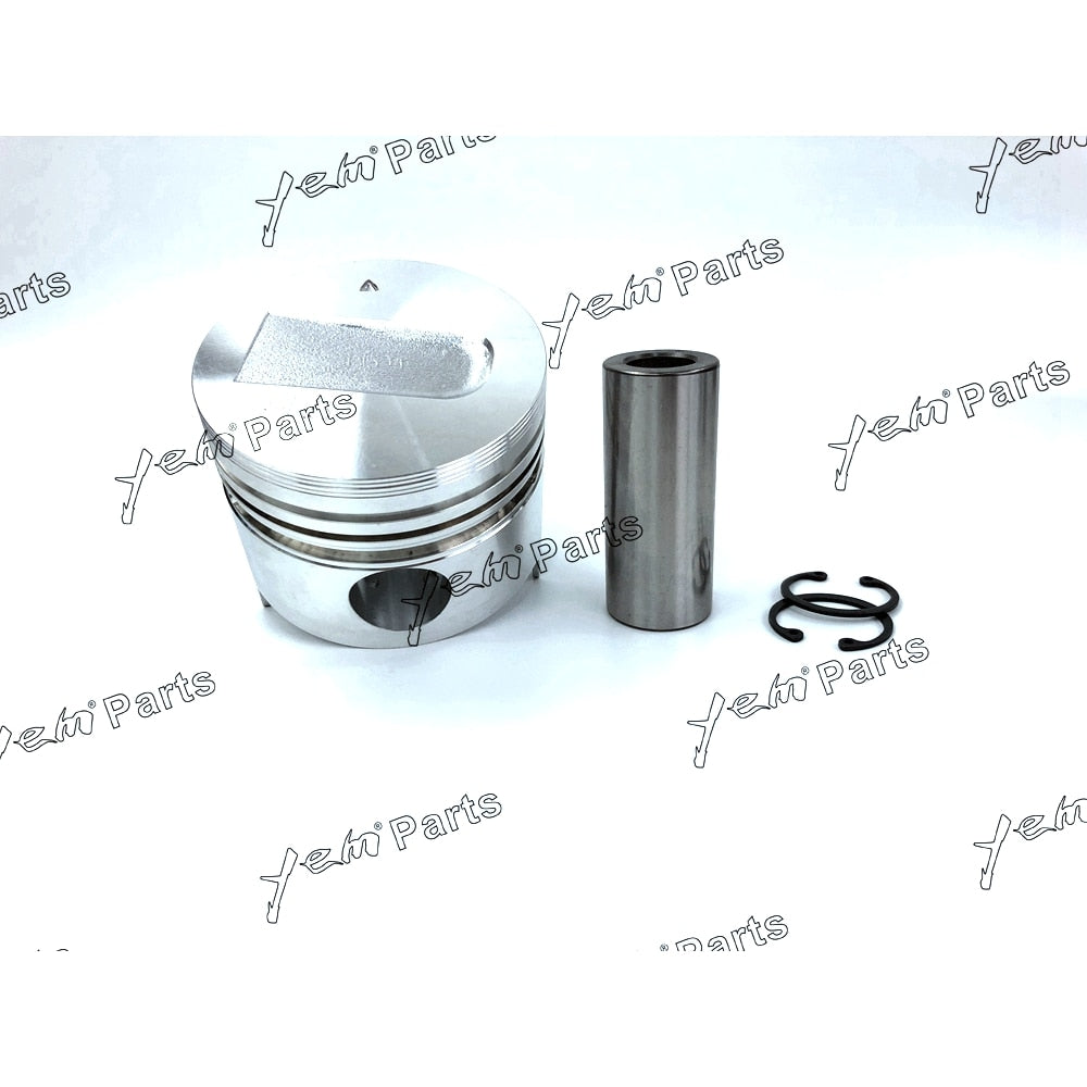 YEM Engine Parts 3 Sets STD Piston Kits with Pin & Ring For Mitsubishi S3L Diesel Engine For Mitsubishi