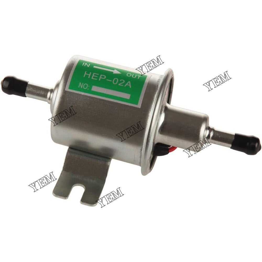 YEM Engine Parts Universal 12V 2.5-4 PSI Gas Inline Low Pressure Electric Fuel Pump HEP02A For Other