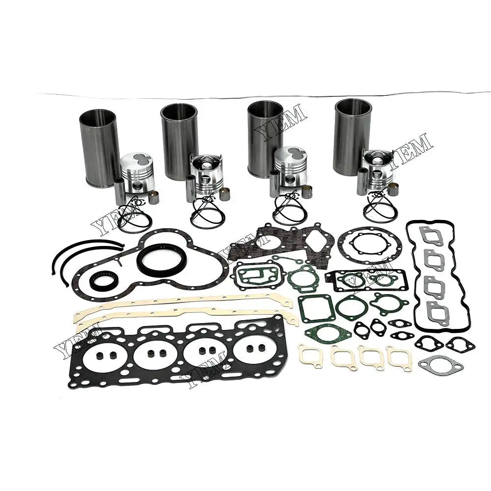 Free Shipping S2 Overhaul Kit With Cylinder Piston Rings Liner Gasket Kit For Mazda engine Parts YEMPARTS