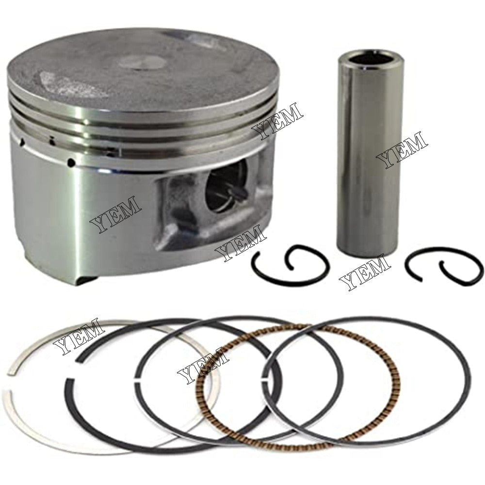 YEM Engine Parts 2 Set Oversize +0.5mm Piston &Ring &(Pin & Clip) For Kubota Z602 Engine For Kubota