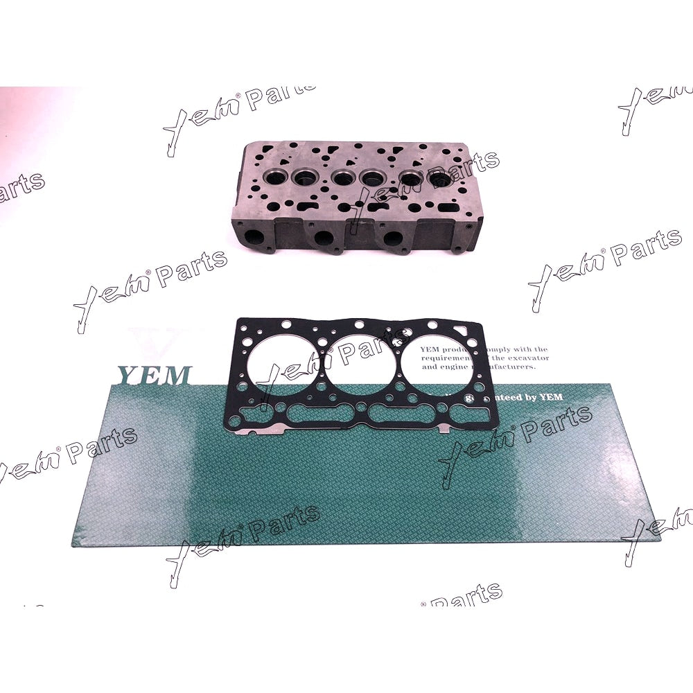 YEM Engine Parts D1105 Cylinder Head + Head Gasket For Kubota B26 U25S B2410HSD F2400 RTV1100 For Kubota