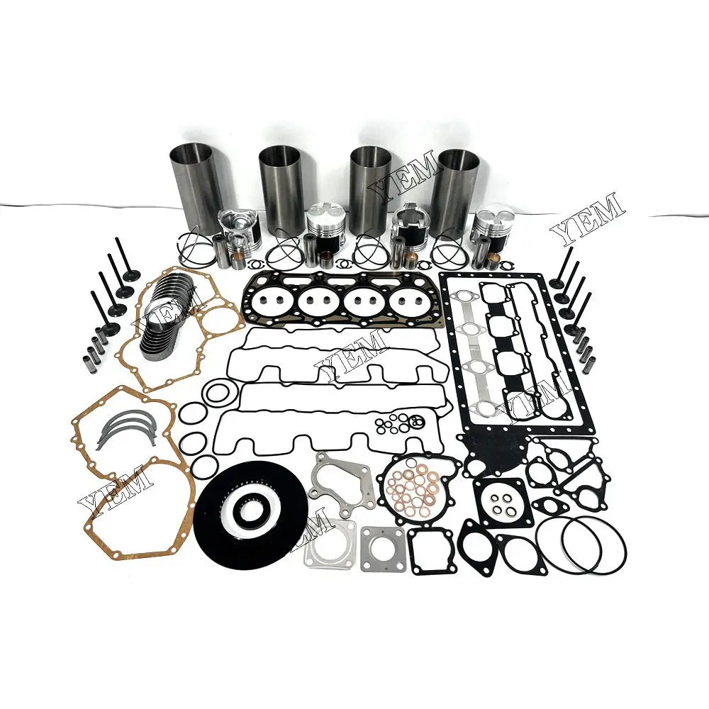 competitive price Engine Overhaul Rebuild Kit With Gasket Bearing Valve Set For Perkins 404C-22 excavator engine part YEMPARTS