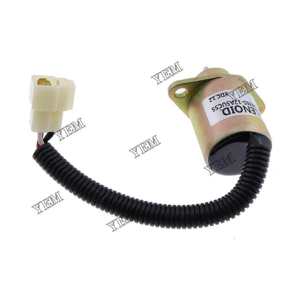 YEM Engine Parts Stop Solenoid 16616-60010 For Kubota B1700 B1700E B21 B2100 B2100D BX2200 B2400 For Kubota