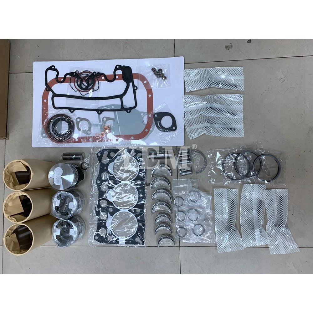 YEM Engine Parts New Overhaul Kit For Isuzu 3LD1 Engine For Hitachi EX29-U EX32-U Excavator For Isuzu