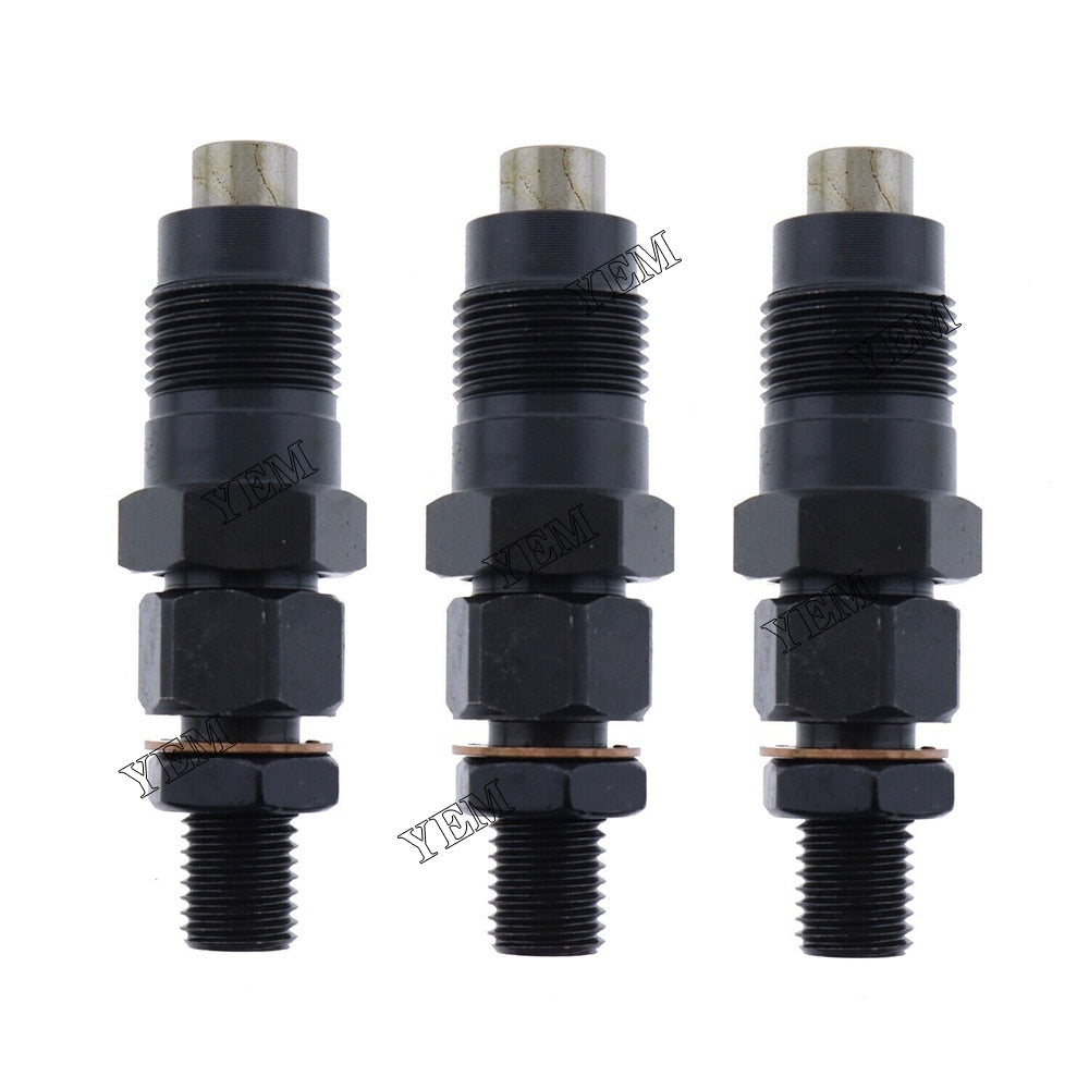 YEM Engine Parts 3 PCS Fuel Injector For Kubota B7300HSD B7400HSD BX1500D BX1800D BX1830D BX1850D For Kubota