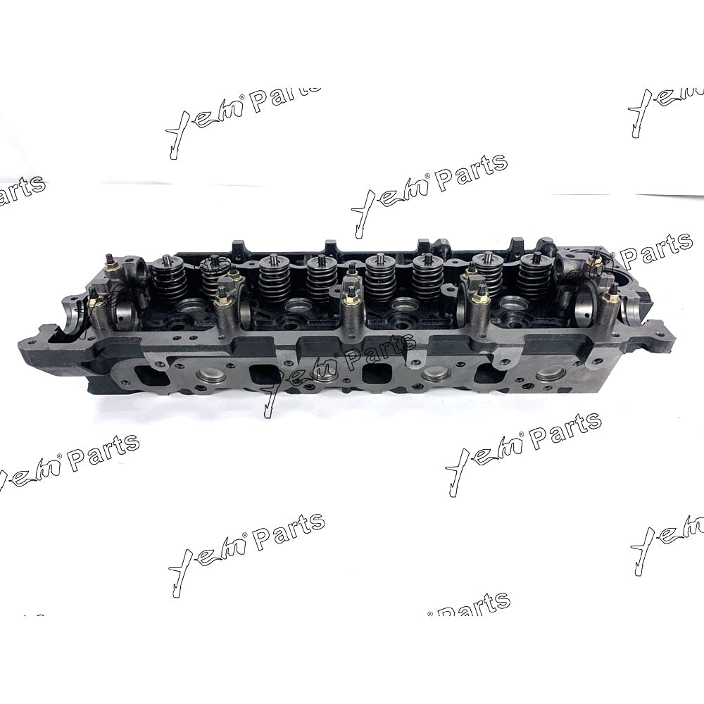 YEM Engine Parts Complete Cylinder Head w/ valves For Isuzu NPR 4.8 4HE1 Engine 1999 - 2004 For Isuzu