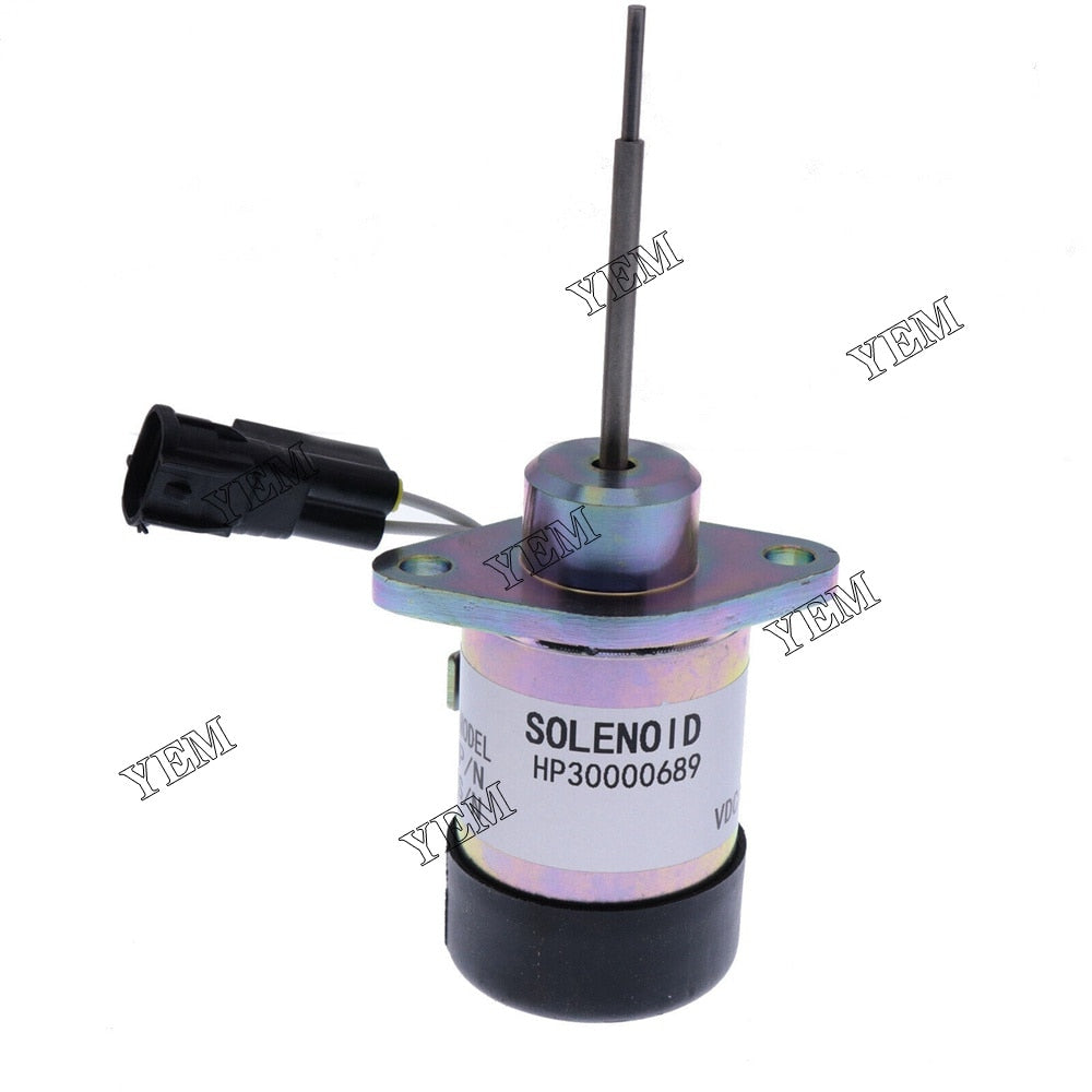 YEM Engine Parts PS41CZ318 Stop Solenoid For Kubota 325 Miller Mig Welder Trailblazer D902 Engine For Kubota