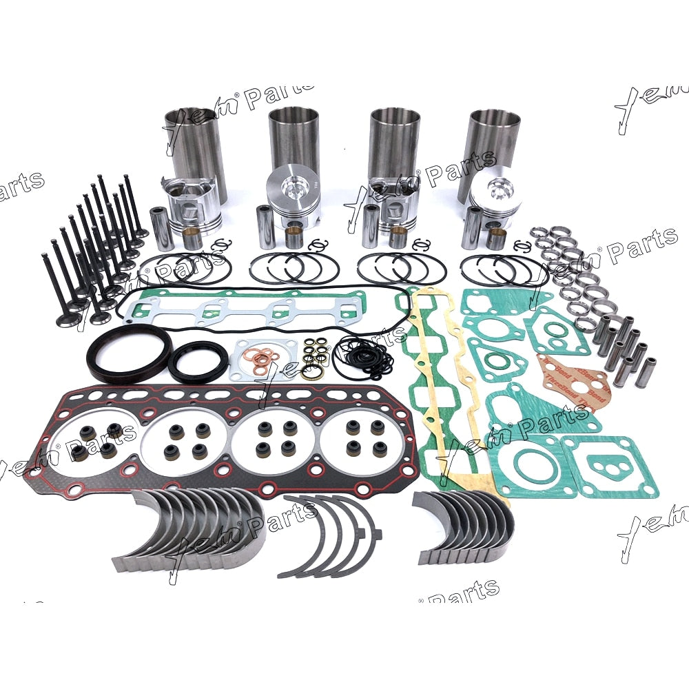 YEM Engine Parts For Yanmar For Komatsu Engine 4TNV88 4D88-6 4D88E 4D88E-5KFD Overhaul Rebuild Kit For Yanmar