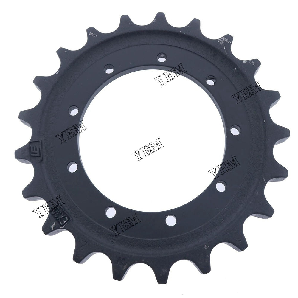 YEM Engine Parts 1X Sprocket For Hitachi EX30 Mini Excavator For Hitachi