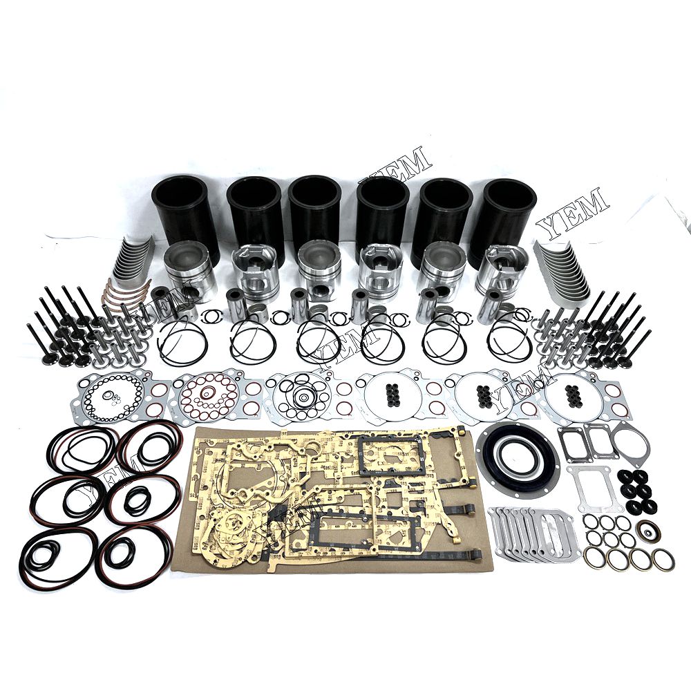 YEM 6D170 Overhaul Rebuild Kit With Gasket Set Bearing&Valve Train Komatsu excavator diesel engine YEMPARTS