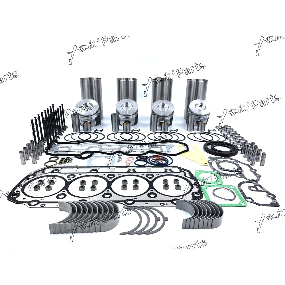 YEM Engine Parts For Komatsu WA90-3 WA90-5 WB70A-1 PC75R-2 PW75R-2 4TNV98 Overhaul Rebuild Kit For Komatsu