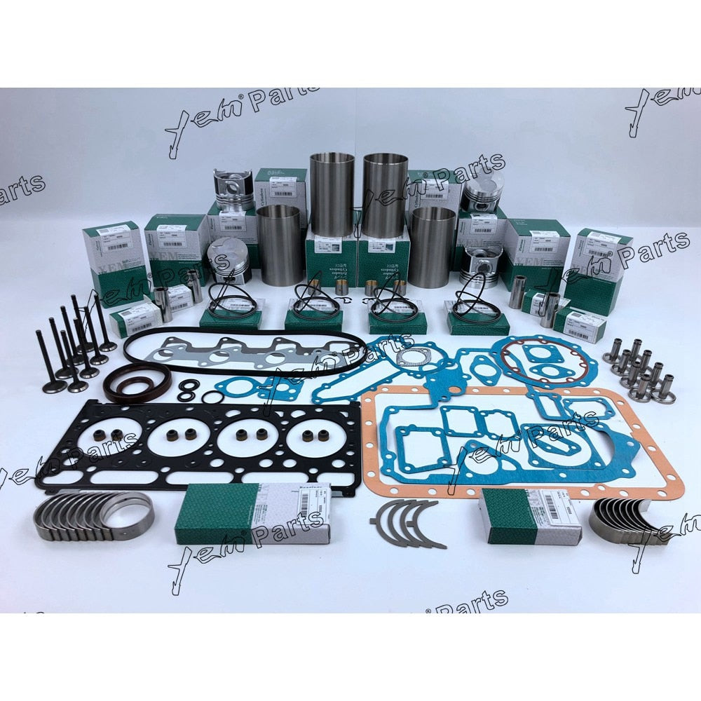 YEM Engine Parts For V2003-M-DI Overhaul Rebuild Kit 4 For Kubota Engine For Bobcat Skid Steer S185 S175 For Kubota