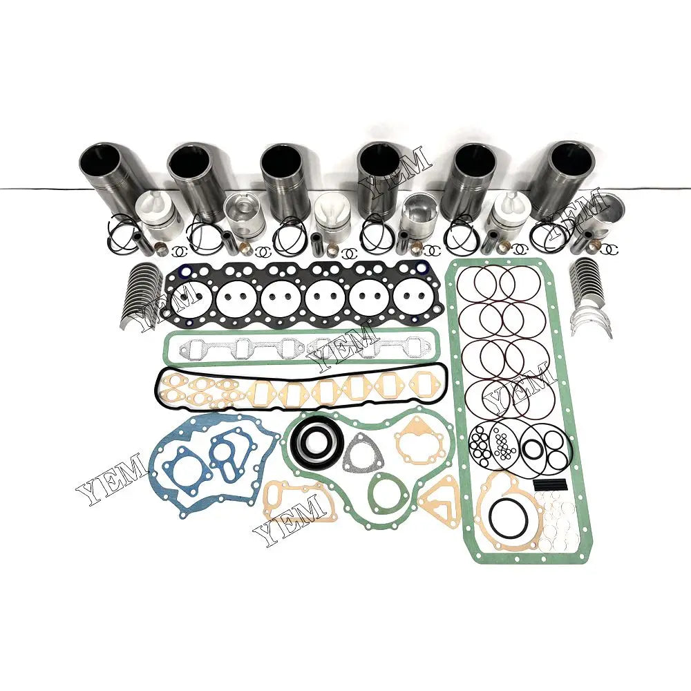 competitive price Overhaul Rebuild Kit With Gasket Set Bearing For Mitsubishi 6DS70 excavator engine part YEMPARTS