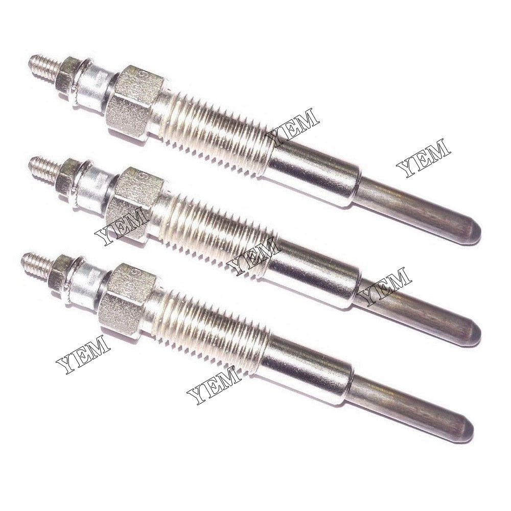 YEM Engine Parts 3Pcs Glow Plugs SBA185366190 915-617 For New Holland Tractor TC25 TC29 TC30 TC35 For Other